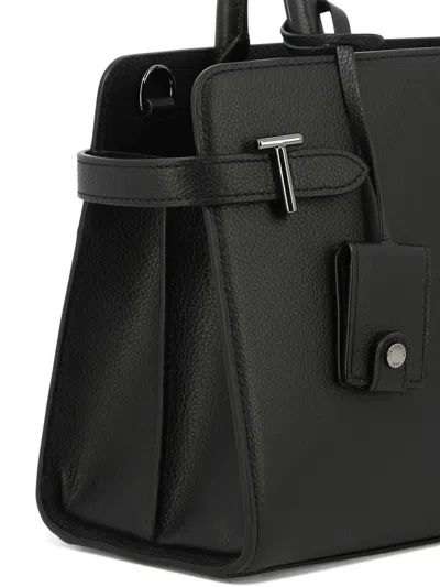Shop Le Tanneur "emilie" Handbag In Black