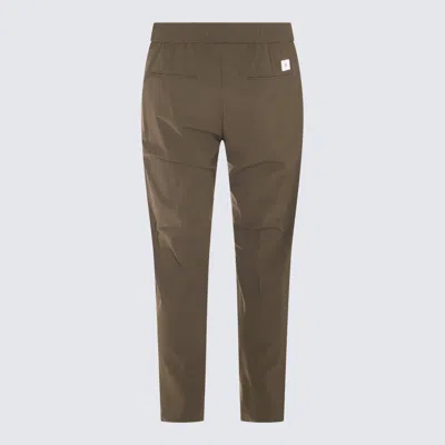 Shop P.m.d.s Pmds Brown Pants In Army Green