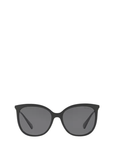 Shop Ralph Lauren Sunglasses In Shiny Black