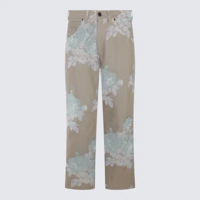 Shop Vivienne Westwood Multicolor Cotton Pants In Roses