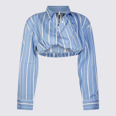 Shop Jacquemus Shirts Blue