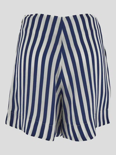 Shop Mvp Wardrobe Shorts In Creamdeepblue