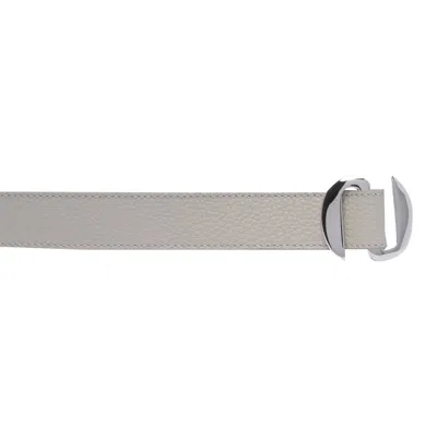 Shop Orciani Belts In Grey