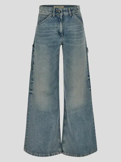Shop Semicouture Jeans In Stonemedio