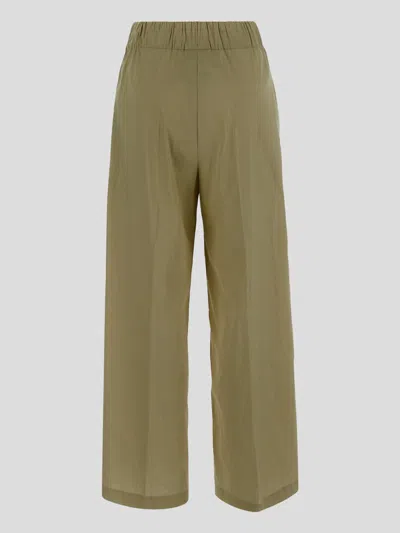 Shop Semicouture Trousers In Canapa