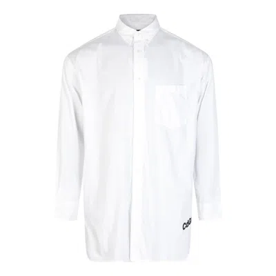 Shop Comme Des Garçons Homme Deux Comme Des Garcons Homme Shirts White