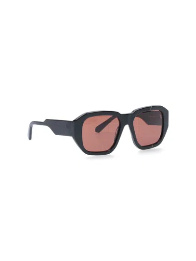Shop Facehide Sunglasses In Red