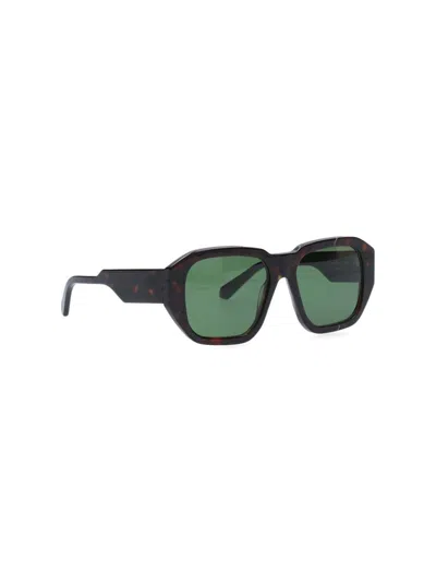 Shop Facehide Sunglasses In Brown