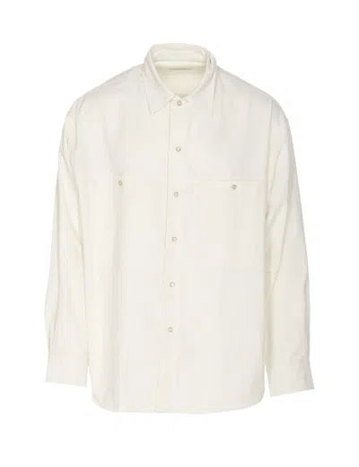 Shop Lemaire Shirts In White