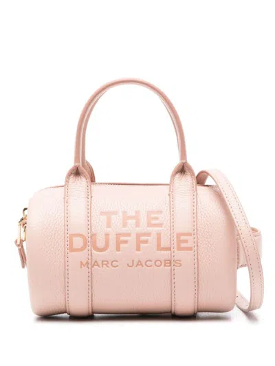 Shop Marc Jacobs The Duffle Leather Mini Bag In Rose