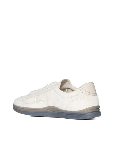 Shop Stone Island Sneakers In Natural Beige