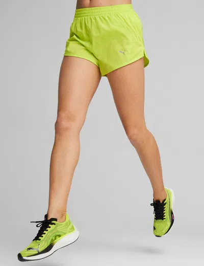 Shop Puma Run Favourite Velocity 3" Running Shorts In Green