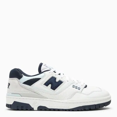 Shop New Balance Low 550 White/blue Sneakers