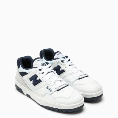 Shop New Balance Low 550 White/blue Sneakers