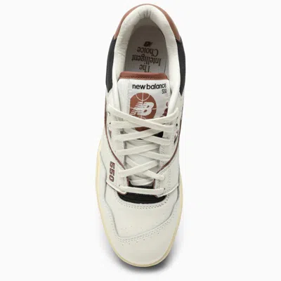 Shop New Balance Low 550 White/vintage Brown Sneakers