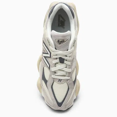 Shop New Balance Low 9060 Light Grey/blue Sneakers
