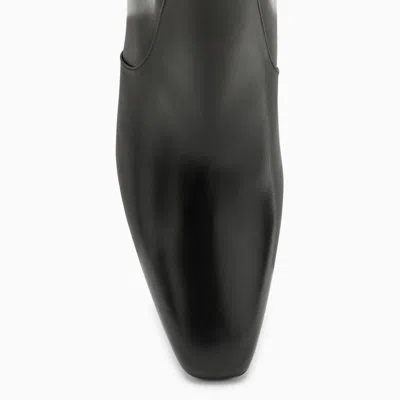 Shop Saint Laurent Ankle Boot In Black