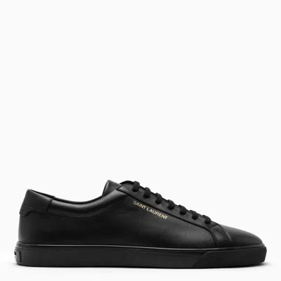 Shop Saint Laurent Andy Low-top Sneakers In In Black