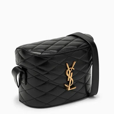 Shop Saint Laurent Box Bag June Quilted In Black