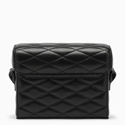 Shop Saint Laurent Box Bag June Quilted In Black