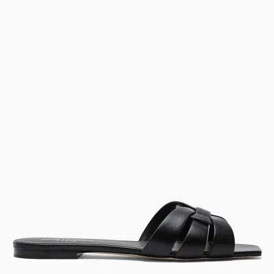 Shop Saint Laurent Nu Pieds Tribute 05 Sandals In Black