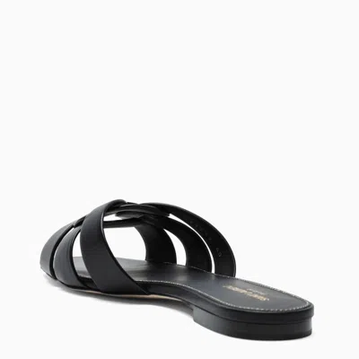 Shop Saint Laurent Nu Pieds Tribute 05 Sandals In Black