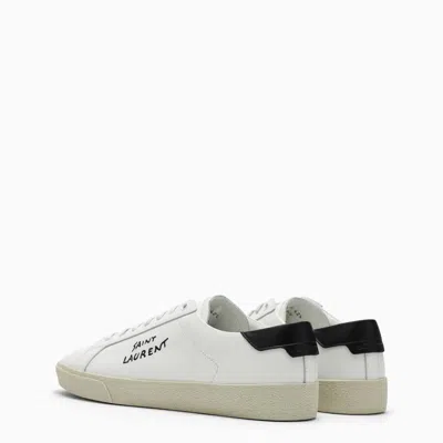 Shop Saint Laurent Sl06 Low Sneakers In White