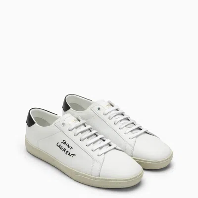 Shop Saint Laurent Sl06 Low Sneakers In White