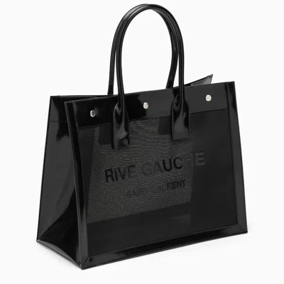 Shop Saint Laurent Small Rive Gauche Bag In Black