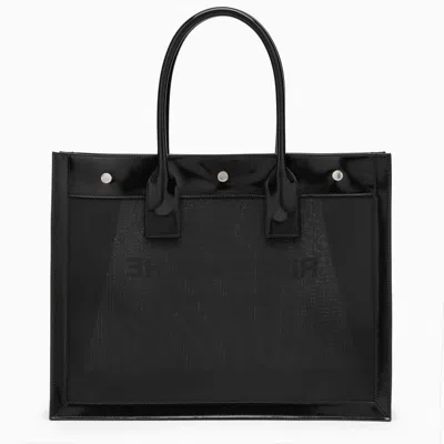 Shop Saint Laurent Small Rive Gauche Bag In Black