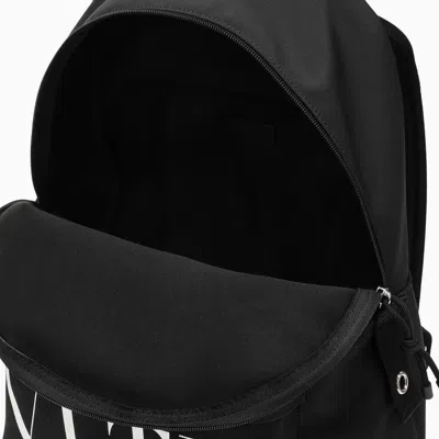 Shop Valentino Garavani Black/white Vltn Backpack