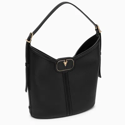Shop Valentino Garavani Vlogo Shoulder Bag In In Black