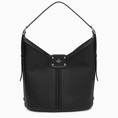 Shop Valentino Garavani Vlogo Shoulder Bag In In Black