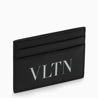 Shop Valentino Garavani Vltn Card Holder In Black