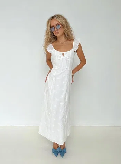 Shop Princess Polly Lombardi Maxi Dress In White