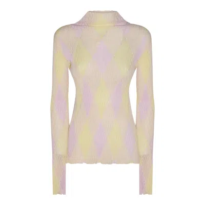 Shop Burberry Sweaters In Cameo Ip Pattern