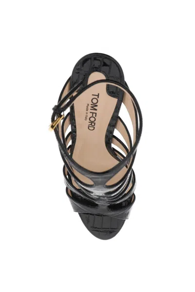 Shop Tom Ford Cute Sandals In Black