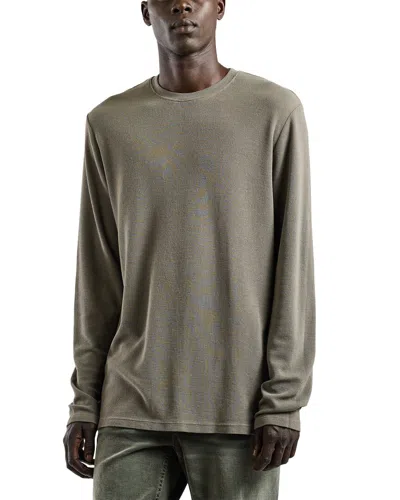 Shop Cotton Citizen Hendrix Crew Shirt In Grey