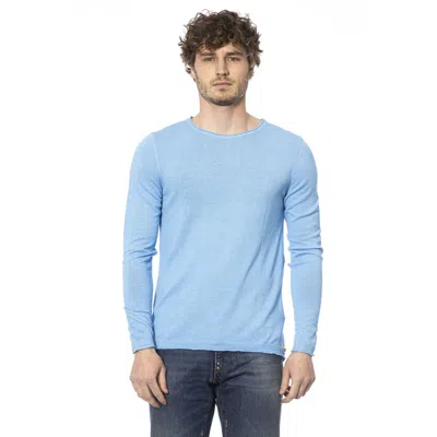 Shop Distretto12 Cotton Men's Sweater In Blue