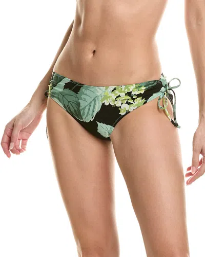 Shop Norma Kamali Jason Bikini Bottom In Green