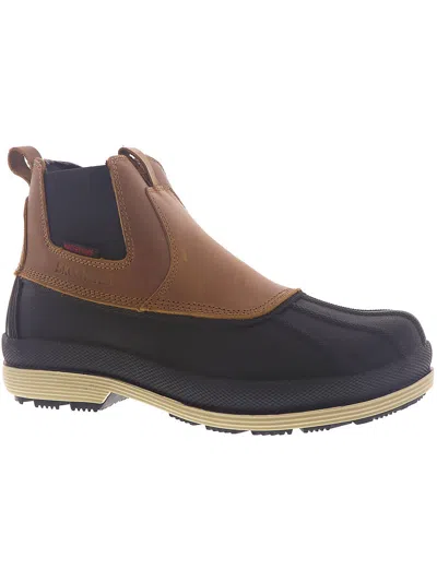 Shop Skechers Cahir Womens Memory Foam Slip On Rain Boots In Brown
