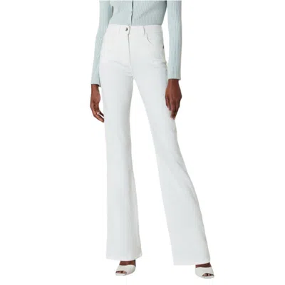 Shop Patrizia Pepe Cotton Jeans & Women's Pant In White