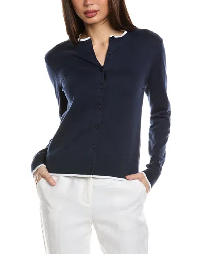 Shop Brooks Brothers Cardigan In Blue