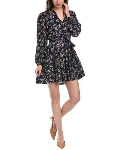 Walker & Wade Walker&wade Parker Mini Dress In Blue