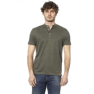 Shop Distretto12 Linen Men's T-shirt In Green