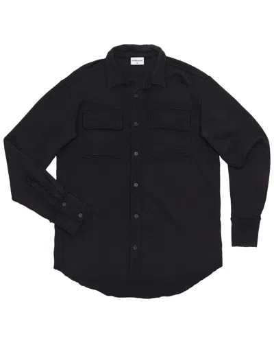 Shop Cotton Citizen Bronx Button-down Shirt In Black