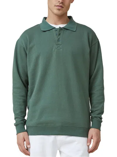Shop Cotton On Mens Cotton Collared Polo In Green