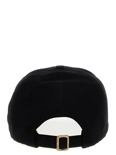 Shop Vivienne Westwood Logo Embroidery Cap Hats Black