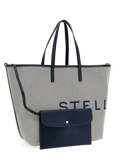 Shop Stella Mccartney Logo Hand Bags Multicolor