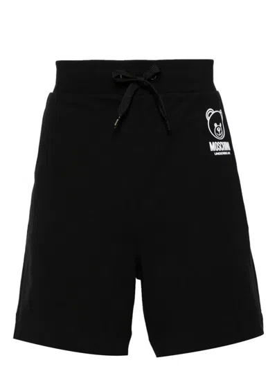 Shop Moschino Underwear Bermuda Teddy Bear In Black